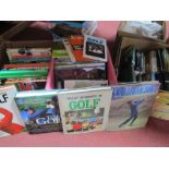 Golf Books - Suggs, Hattstrom, Lowe, Nicklaus, Padgham, yearbooks, etc:- Three Books.