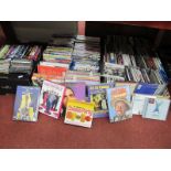 A Large Quantity of CD's and DVD's:- Three Boxes