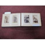 A Late XIX Century Leather Bound Photograph Album,