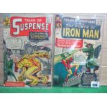 Tales of Suspense #41/No.41, #54/No.54, 9d, both in used well read condition.