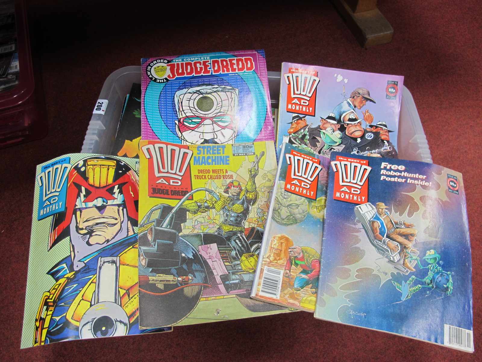 A Quantity of 1980's and Later Comics, to include Judge Dredd, 200 Ad , etc:- One Box.