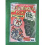 The Fantastic Four #16/No.16, 9d, in used well read condition.