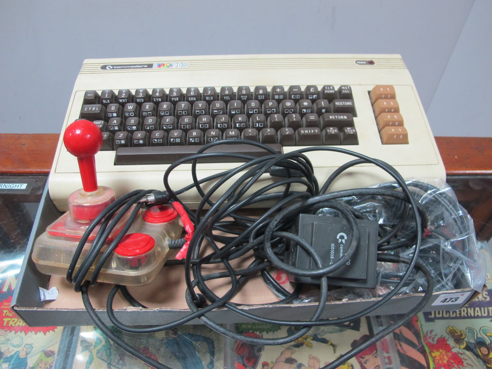 Vintage Gaming - Commodore VIC-20 console, with joystick (unboxed).