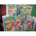 Six DC Comics, comprising Metal Men No.55, 11, The Flash #135, two #151 and #134, all in well read/