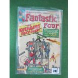 The Fantastic Four #26/No.26, 9d, in used well read condition.