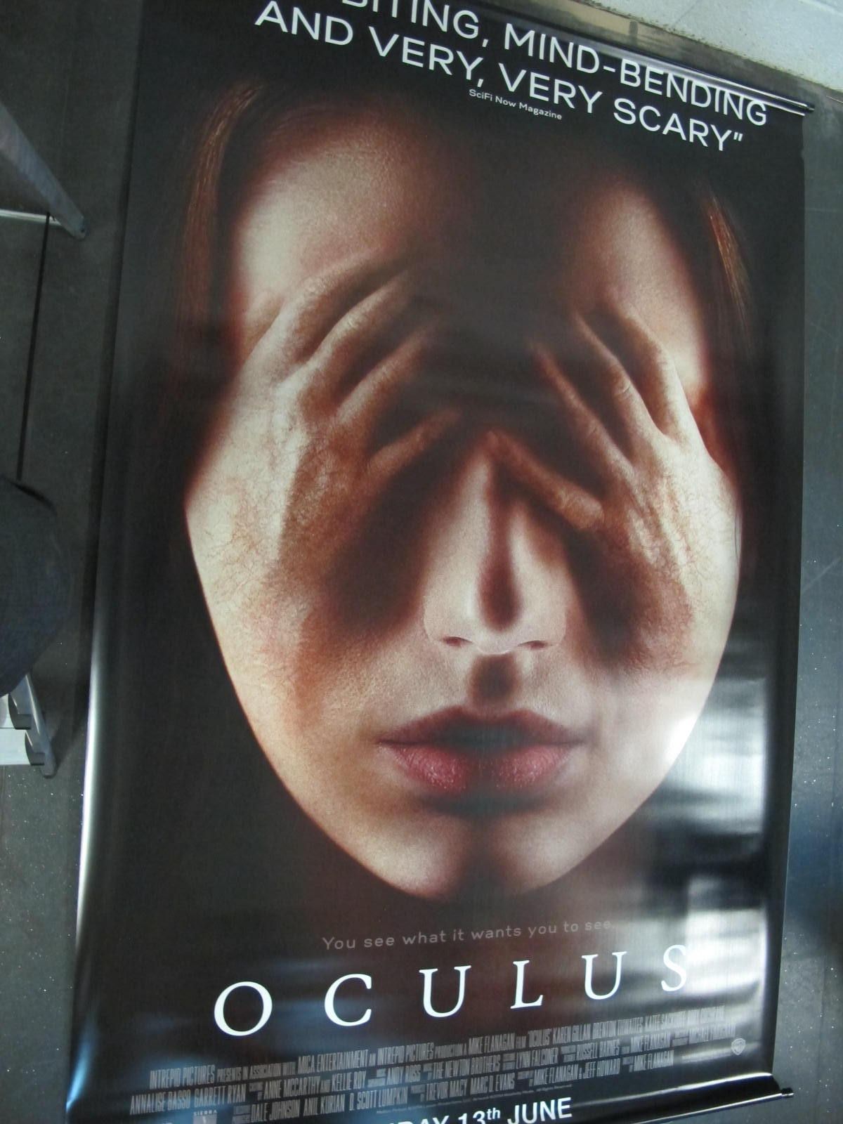 Oculus, 2013 Official Cinema Banner, 244cm x 152cm.