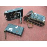 Cameras - Kodak A120 plus No 3 folding Kodak with leather case. (2)