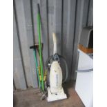 Electrolux 1700W Upright Cleaner, (untested sold for parts only) Wilko spade, other tools.