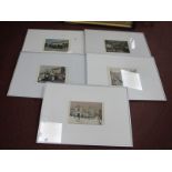 Five 'Utrillo' Prints, all in modern 'Habitat' frames.