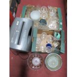 Glassware, printer (untested sold for parts only)