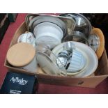 Chivers Jelly Moulds, mixing bowls, Worcester 'Evesham', etc:- One Box.