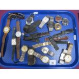 A Collection of Assorted Vintage and Later Gent's Wristwatches, including BWC 'Courage' wristwatch