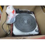 A Thorens TD124 MKII Turntable, serial number 93156, also included is Ortofon "M red cartridge and