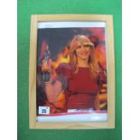 Madonna Signed (Unverified) Framed Photograph, measuring 250mm x 200mm.