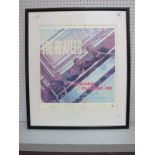 Beatles Please Please Me Lithograph, numbered 2617 of 9800, 450mm x 480mm,