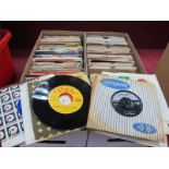 1960's Pop 7" Singles, two boxes of titles by The Kinks, Gerry and The Pacemakers, The Beatles,