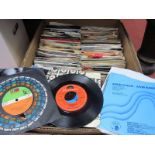 A Quantity of 7" Singles from 1960's, 70's and 80's, artist to include Elton John, Joe Jackson,