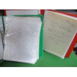 John Lennon and The Beatles Interest, here we have two folders of correspondence with Stanley Parkes