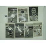 Autographed Photographs, circa 1950's, Billy Liddell, Alan A'Court, Cyril Lello, Jackie Mudie,