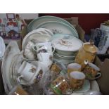 Wedgwood 'Tiger Lily' Table Ware, of approximately forty one pieces, 1920's tea ware, coffee ware,