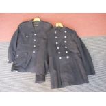 Vintage Clothing - A Mid XX Century Auxiliary Fire Service Jacket, plus a similar period military