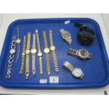 A Small Collection of Assorted Modern Ladies Wristwatch's, including Rotary, Sekonda, Timex,