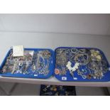 Pandora Style Sliding Charms Bracelets, Necklaces, and Loose Charms/Beads, together with a mixed lot