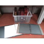 A Carton of Seven Binders/Album, all with unused pages, high original purchase price, good