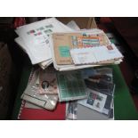 A Carton Containing a Large Number of Album Leaves and Stock Sheets of World Stamps, mainly used,