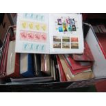 Large Carton of GB, Commonwealth and World Stamps, mint and mainly used in stockbooks, envelopes,