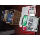 A Box of Ephemera, empty albums and album pages, including a sixteen page stockbook in good