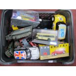 A Quantity of Loose and Boxed Diecast Vehicles, by Dinky, Vanguard, Corgi, etc (one box), all
