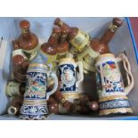 German Musical Stein's Wade Bells Whisky Decanters:- One Box.