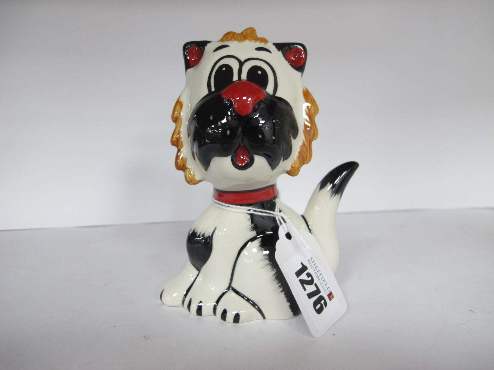 Lorna Bailey - Ethan the Cat, signed in red, 12cm high.