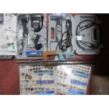 Tools - A Cased Dremel 3000 and Dremel 8200, alongside a quantity of Rotary tool attachments,