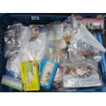 A Quantity of 'OO' Gauge/4mm and 'NG' Gauge Trackside Items, to include people, animals, signage,