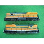 Two Life Like 'HO' Gauge U.S.A Outline "Great Northern" SD7 Diesel Locomotives, R/No's 566 and