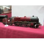 A Kit/Scratch Built 'O' Gauge/7mm Two Rail Electric L.M.S "Patriot" 2-6-0 Steam Locomotive and Six