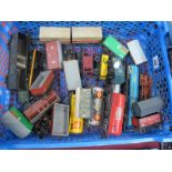 Twenty four Items of 'OO' Gauge/4mm Unboxed Rolling Stock, by various makers tank wagons, private