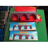 Four Hornby 'OO'/4mm Ref No R180 Railway Viaducts, boxed (good/good boxes)