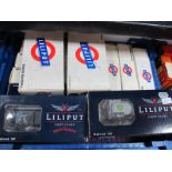 Twelve Liliput 'HO' Gauge Boxed Items of Continental Rolling Stock, tank wagon, ore wagons,