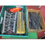 A Fair Quantity (Two Boxes) of Loose 'OO' Gauge/4mm Track, by various makers - full and half