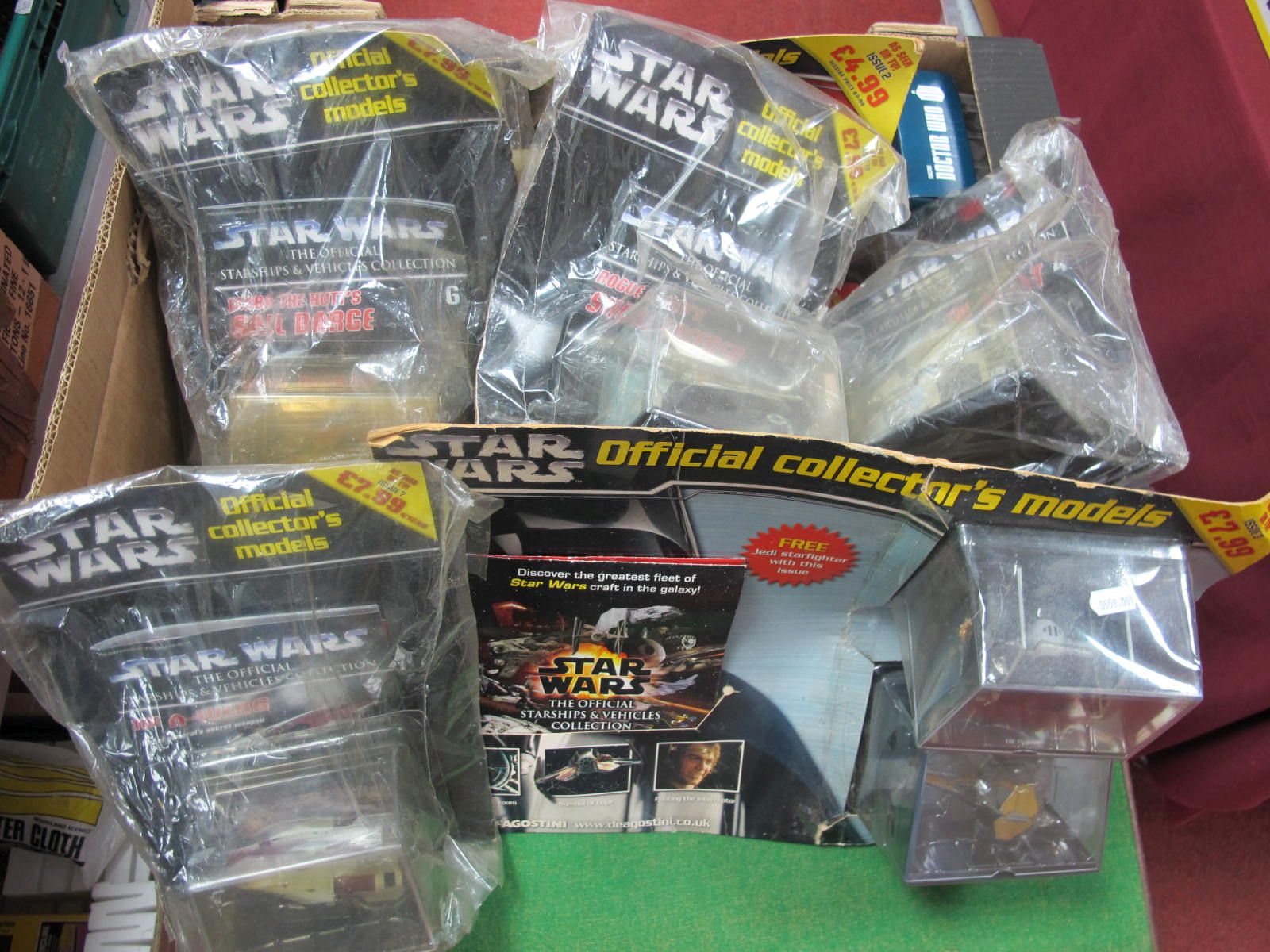 A Star Wars Official Collectors Models, approximately eight issues, including #6, #2, #10, etc,