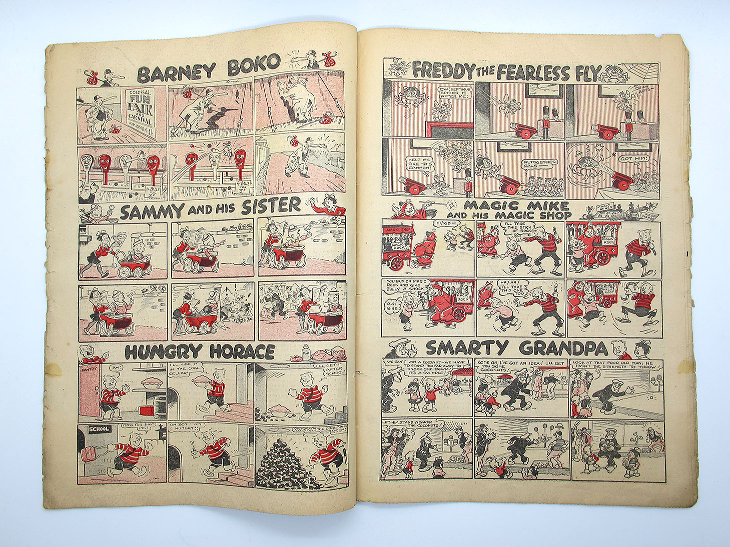 The Dandy Comic No.1 / #1 (1937), Korky the Cat, Desperate Dan, Keyhole Kate and Freddy The Fearless - Image 2 of 4