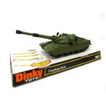 A boxed Dinky Toys 683 Chieftain Tank, very good condition, ammunition present. Box and plastic in