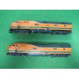 Two Life Like 'HO' Gauge U.S.A. Outline EMD F7 "A Unit" Diesel Locomotives, Great Northern Livery,