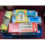 Eleven Items of Boxed 'HO' Gauge Continental Outline Rolling Stock, Box Vans, Well Wagon,
