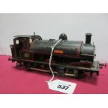 A Kit/Scratch Built 'O' Gauge/7mm Two Rail Electric 0-6-0 Saddle Tank Steam Locomotive, L and Y.R