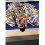 Over 200 Marvel Comics from 1960 to 1990s to include Avengers, iron Man, Fantastic Four, Hulk, Thor,