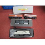 Four 'HO' Gauge U.S.A Outline Diesel Locomotives/Units, for spare or repair, two Bachmann EMD F7B'